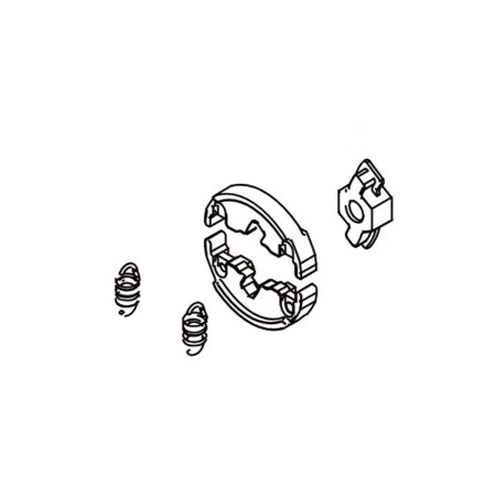 Sprzęgło Echo CS-3510ES / Shindaiwa 341AC - KOMPLETNE