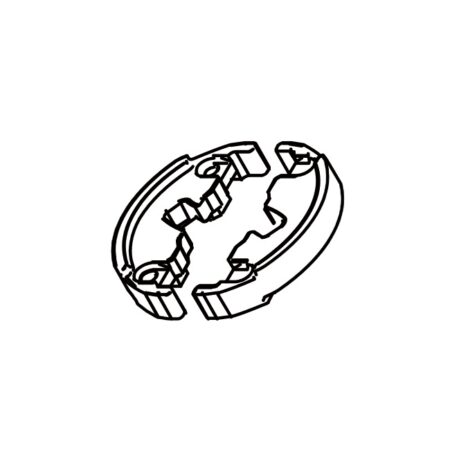 Zestaw klocków ciernych sprzęgła P100-009170